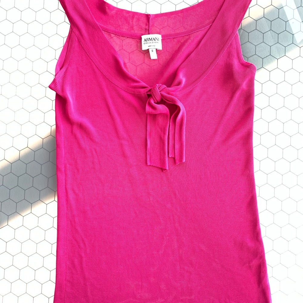 Armani Collezioni Knit Tank Top
